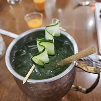 Dr Limon Ceviche Bar - Cucumber mule - Seafood Near Me - Miami, Florida