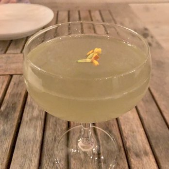 Daisies - 'petals at play' cocktail: vodka, violet liqueur, bubbles, lemon - Pasta Shops Near Me - Chicago, Illinois