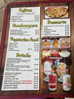 Menu photo 1 La Gringa Mount Pleasant, UT
