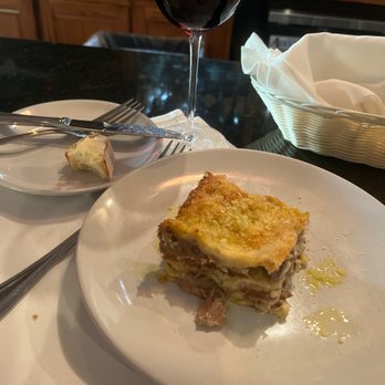 Biga - Duck lasagna paired with Tomassi valpolicella at Biga Monday night wine dinner. - Italian Near Me - Tulsa, Oklahoma