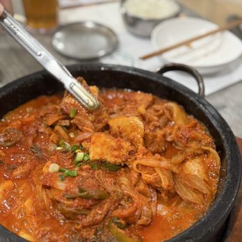 Mi Rak Korean BBQ - Kimchi Pork belly - Korean Near Me - Fullerton, California