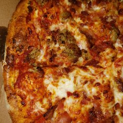 Domino's Pizza - One slice just cheese and uneven slices? Because Alex doesn't like me for being tall and he is short?
