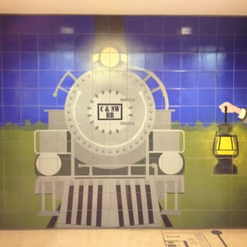 Eastbound I-80 Cedar County Rest Area #3 - The Chicago & Northwestern tiles in the vestibule of the men's room celebrate the stationmaster who "shipped" slaves to Chicago. - Rest Stops Near Me - Wilton, Iowa Eastbound I-80 Cedar County Rest Area #3 - The Chicago & Northwestern tiles in the vestibule of the men's room celebrate the stationmaster who "shipped" slaves to Chicago. - Rest Stops Near Me - Wilton, Iowa