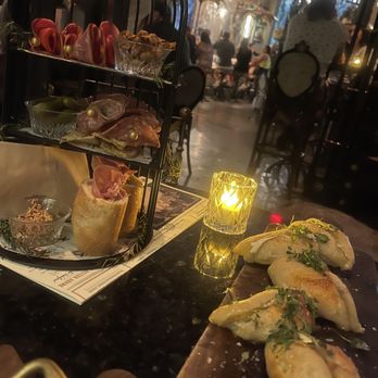 Vanderpump A Paris - Birdcage de Charcuterie and The Truffle-Stuffed Vanderpump Baguette - French Near Me - Las Vegas, Nevada Vanderpump A Paris - Birdcage de Charcuterie and The Truffle-Stuffed Vanderpump Baguette - French Near Me - Las Vegas, Nevada