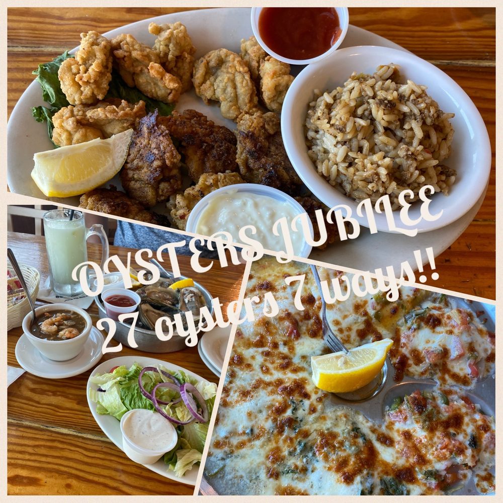 Stingaree - Oysters Jubilee - Seafood Near Me - Crystal Beach, Texas