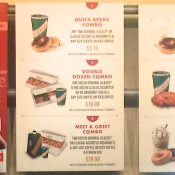 Krispy Kreme - Menu - Donuts Near Me - Concord, California