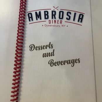 Ambrosia Diner - Desserts and Beverages Menu - Diners Near Me - Queensbury, New York Ambrosia Diner - Desserts and Beverages Menu - Diners Near Me - Queensbury, New York