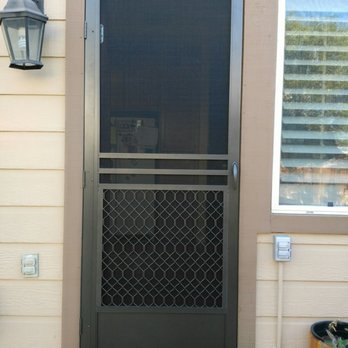 Screen King - Back patio screen door, Bronze Protecto - Windows Installation Near Me - Brentwood, California Screen King - Back patio screen door, Bronze Protecto - Windows Installation Near Me - Brentwood, California