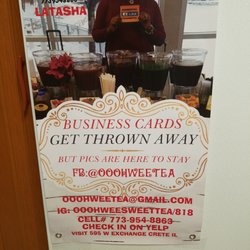 Oooh Wee Sweet Tea - This is the business card they use cool