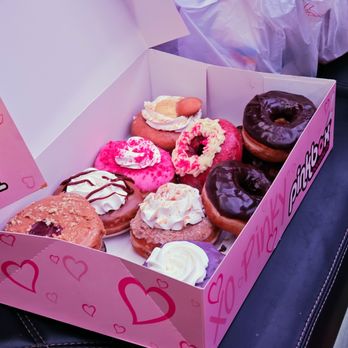 Pinkbox - Dozen Variety Beautiful! - Donuts Near Me - Las Vegas, Nevada Pinkbox - Dozen Variety Beautiful! - Donuts Near Me - Las Vegas, Nevada