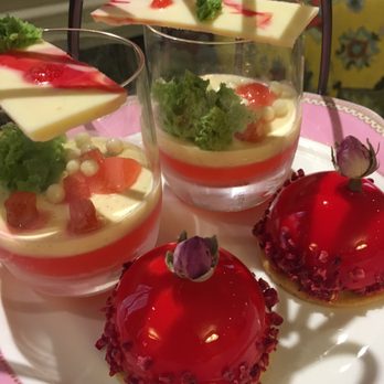 The St. Ermin's Tea Lounge - Rhubarb verrines & the raspberry domes - Tea Rooms Near Me - Westminster, XGL The St. Ermin's Tea Lounge - Rhubarb verrines & the raspberry domes - Tea Rooms Near Me - Westminster, XGL
