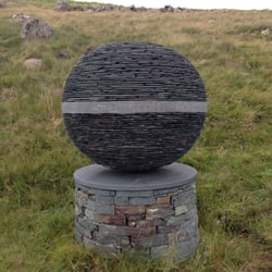 Honister Slate Mine - Cool slate sphere
