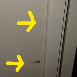 Cabinets To Go - Nails improperly installed and protruding on island end cap