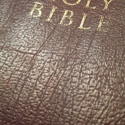 New Hope Missionary Baptist Church - A Bible provided at the Church