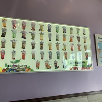 Boba Tea Lounge - Half of menu - Coffee & Tea Near Me - New Braunfels, Texas