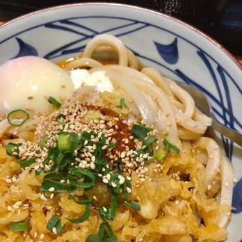 Marukame Udon - Dan-Dan with poached egg and those fried bits... yum! - Japanese Near Me - Chatswood, NSW Marukame Udon - Dan-Dan with poached egg and those fried bits... yum! - Japanese Near Me - Chatswood, NSW
