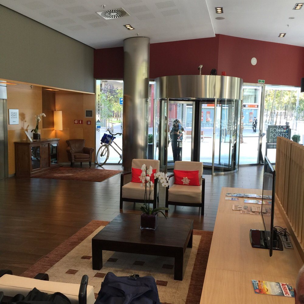 Four Points by Sheraton Barcelona Diagonal - Entrance area. - Hotels Near Me - Barcelona, B Four Points by Sheraton Barcelona Diagonal - Entrance area. - Hotels Near Me - Barcelona, B