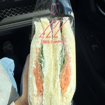Tres Sandwich - Smoked salmon - Japanese Near Me - Bellevue, Washington