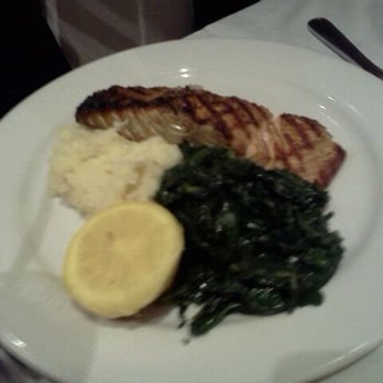 Atlantic Fish - Grilled Salmon with Mashed Potatoes and Spinach - Seafood Near Me - Boston, Massachusetts Atlantic Fish - Grilled Salmon with Mashed Potatoes and Spinach - Seafood Near Me - Boston, Massachusetts