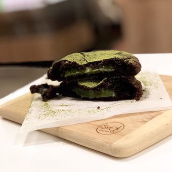 Spot Dessert Bar - Matcha lava cookie - Desserts Near Me - Flushing, New York Spot Dessert Bar - Matcha lava cookie - Desserts Near Me - Flushing, New York