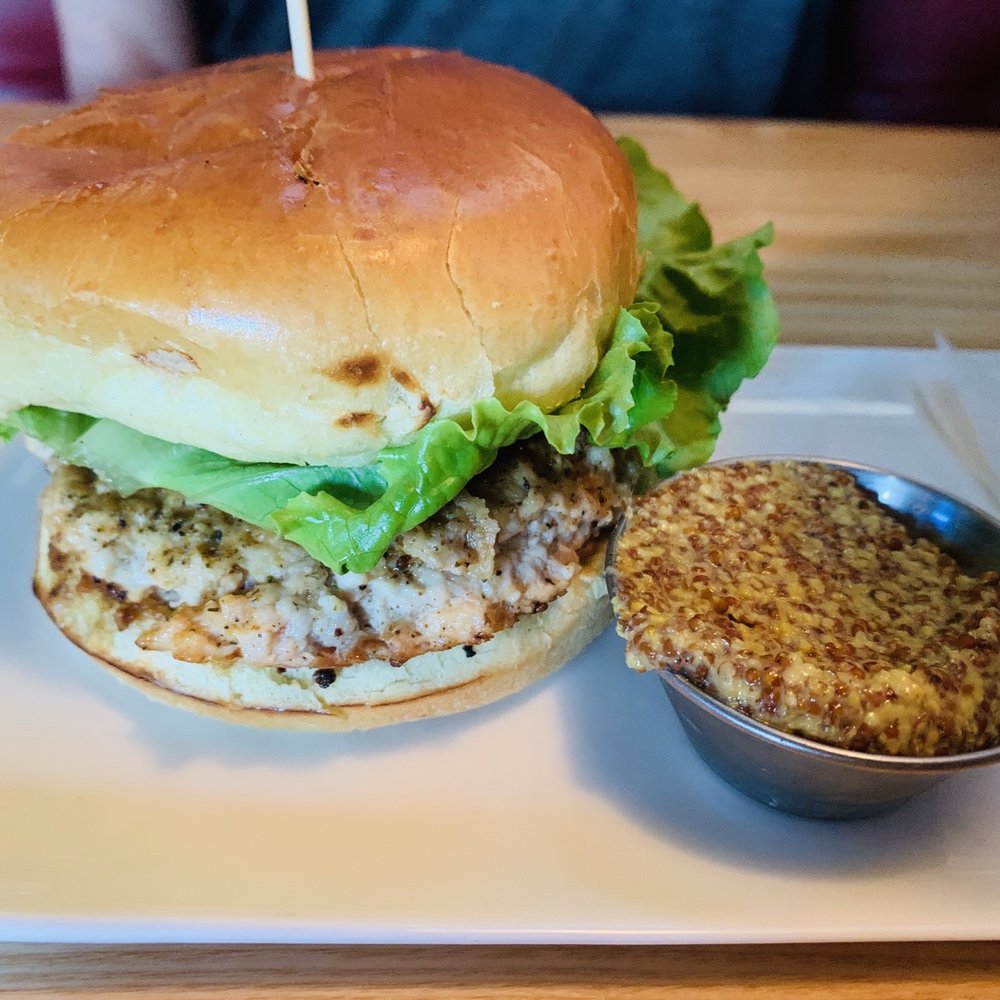Plan b Southington - Turkey Burger with spicy mustard - Burgers Near Me - Southington, Connecticut Plan b Southington - Turkey Burger with spicy mustard - Burgers Near Me - Southington, Connecticut