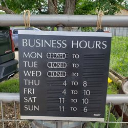 Voodoo Wine And Coffee Bar - Business hours.