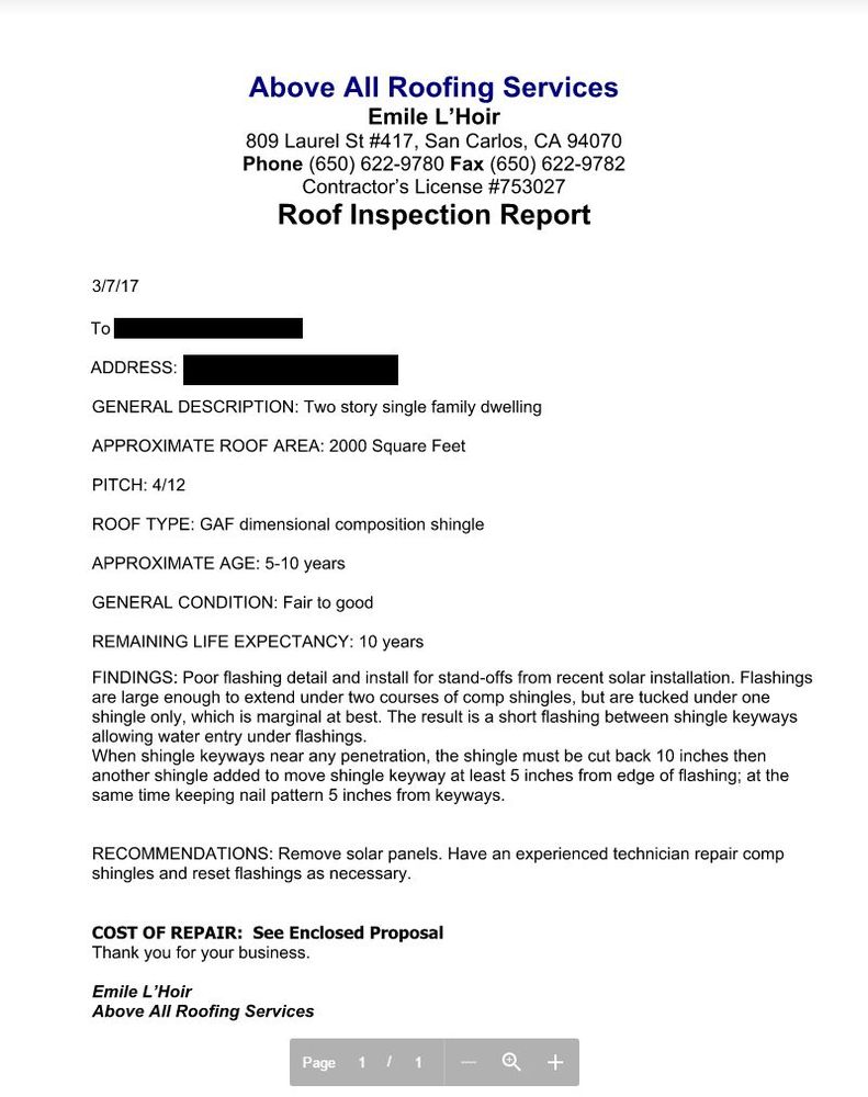 Slide of Above All Roofing Services