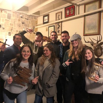 Escape Games PDX - Our group in the Sherlock's Secret room. - Escape Games Near Me - Portland, Oregon Escape Games PDX - Our group in the Sherlock's Secret room. - Escape Games Near Me - Portland, Oregon