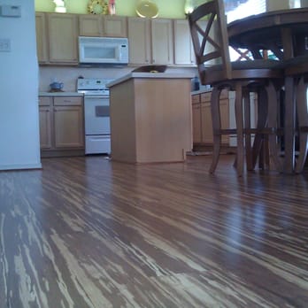 simpleFLOORS - 5-5/8" x  1/2"  Zebrano Charred Nature Strand Woven Bamboo from Simple Floors in Tukwila installed in home. - General Contractors Near Me - Tukwila, Washington