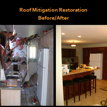 NWA Restore It - Roof Mitigation Before and After - Damage Restoration Near Me - Centerton, Arkansas