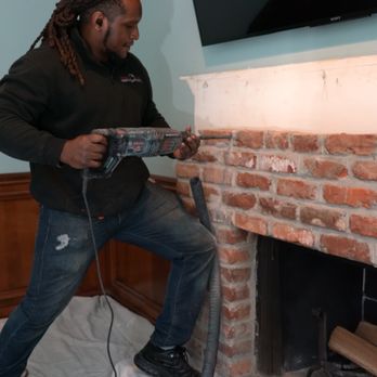 Chimney Solutions - Brick Fireplace Remodel - Masonry/Concrete Near Me - Alpharetta, Georgia Chimney Solutions - Brick Fireplace Remodel - Masonry/Concrete Near Me - Alpharetta, Georgia