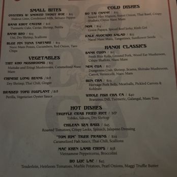 Bodega - Dinner Menu - Vietnamese Near Me - San Francisco, California Bodega - Dinner Menu - Vietnamese Near Me - San Francisco, California