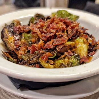 Eden Table - Restaurant + Bar - Brussels Sprouts loaded with bacon!!! - Breakfast & Brunch Near Me - Magnolia, Texas
