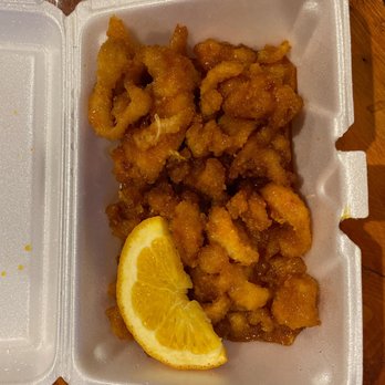 Pan Wok - Orange chicken where all you can taste is mini donuts, looks nothing like the picture on the menu. - Chinese Near Me - Salt Lake City, Utah Pan Wok - Orange chicken where all you can taste is mini donuts, looks nothing like the picture on the menu. - Chinese Near Me - Salt Lake City, Utah