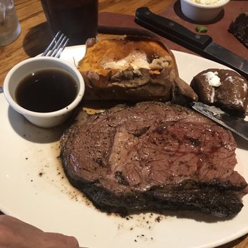 Outback Steakhouse - Prime Rib , Loaded Sweet Potato ! Yummy - Steakhouses Near Me - Southgate, Michigan Outback Steakhouse - Prime Rib , Loaded Sweet Potato ! Yummy - Steakhouses Near Me - Southgate, Michigan