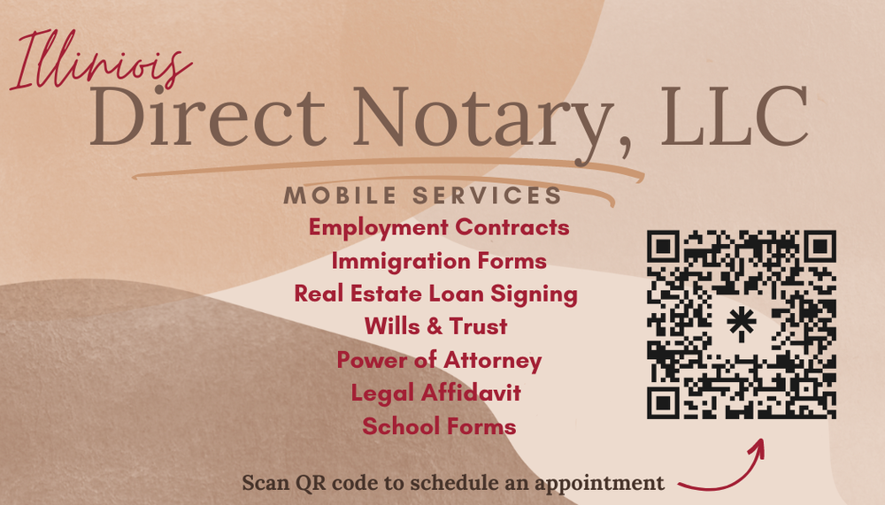 Open for Business DIRECT NOTARY Request Consultation Chicago