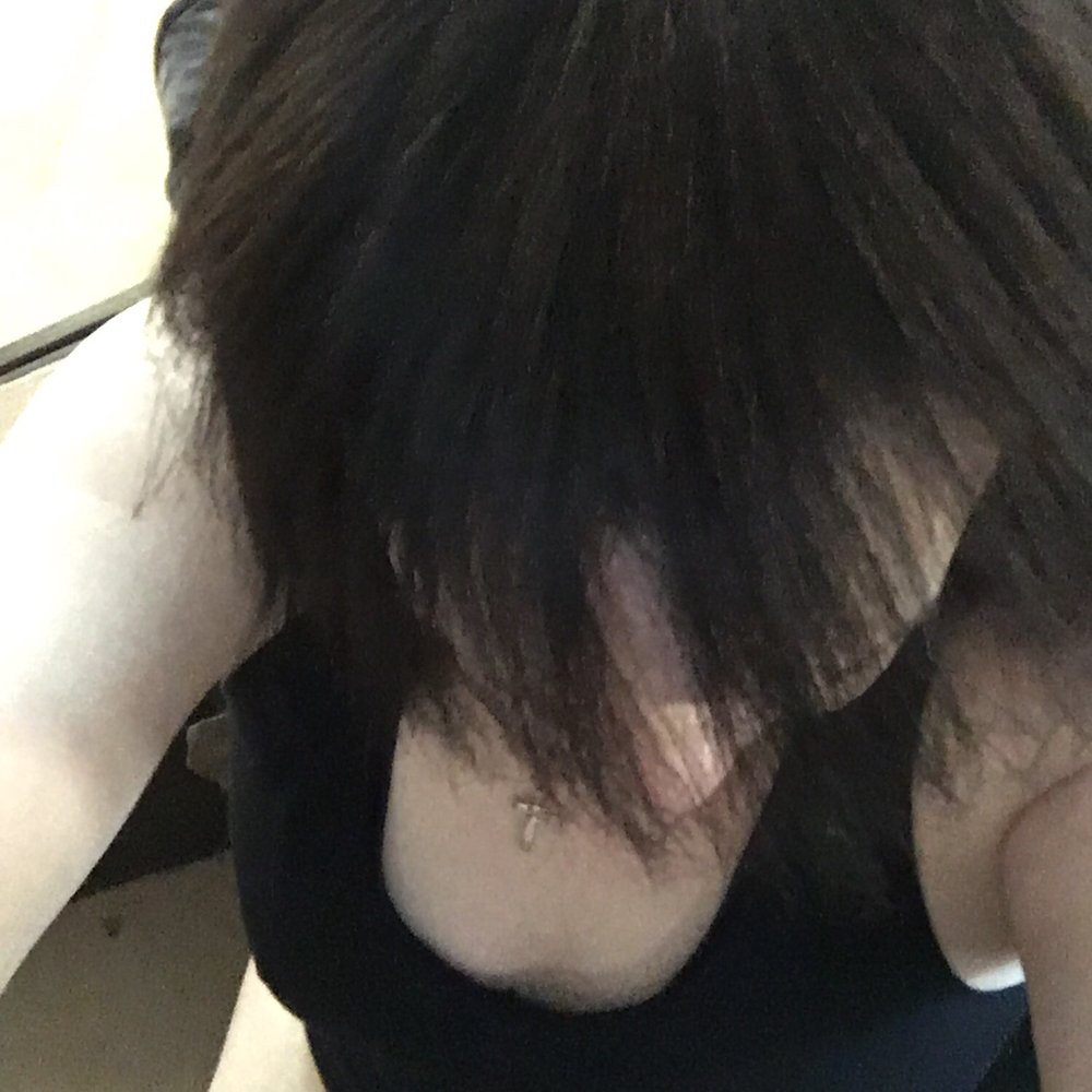 Shear Creation - Then she dyes it and applies olaplex this is how bad it looks today and falls out daily. - Hair Salons Near Me - Waipahu, Hawaii Shear Creation - Then she dyes it and applies olaplex this is how bad it looks today and falls out daily. - Hair Salons Near Me - Waipahu, Hawaii