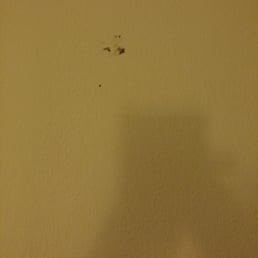 Black stuff on the wall Black stuff on the wall