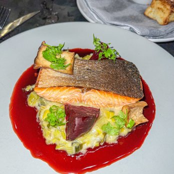 Crawford & Son - Seared Sea Trout - New American Near Me - Raleigh, North Carolina Crawford & Son - Seared Sea Trout - New American Near Me - Raleigh, North Carolina