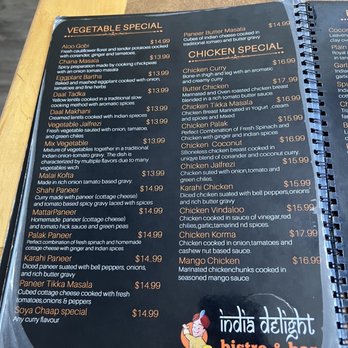 India Delight Bistro & Bar - Menu - Indian Near Me - Sooke, British Columbia India Delight Bistro & Bar - Menu - Indian Near Me - Sooke, British Columbia