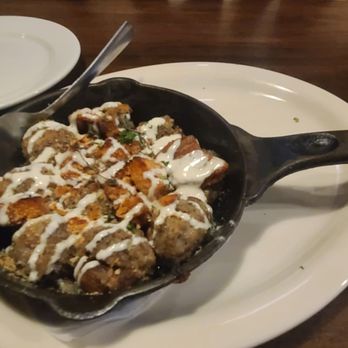 Cloverleaf Tavern - Stuffed Mushrooms (five bacon stuffed mushrooms with a truffle ranch sauce) - Pubs Near Me - Caldwell, New Jersey Cloverleaf Tavern - Stuffed Mushrooms (five bacon stuffed mushrooms with a truffle ranch sauce) - Pubs Near Me - Caldwell, New Jersey