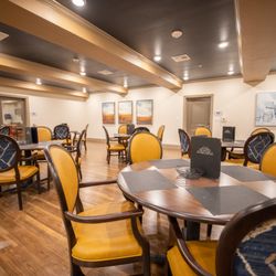 Landing at Watercrest Shadow Creek Ranch Assisted Living - Dining Room at Landing at Watercrest Shadow Creek Ranch