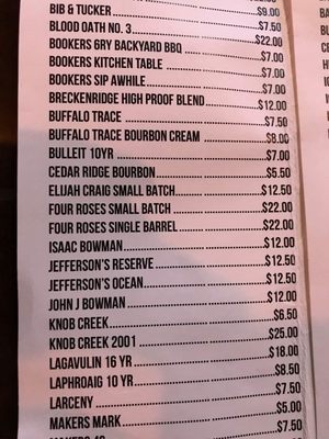 Menu photo 2 Whiskey River Ankeny Ankeny, IA