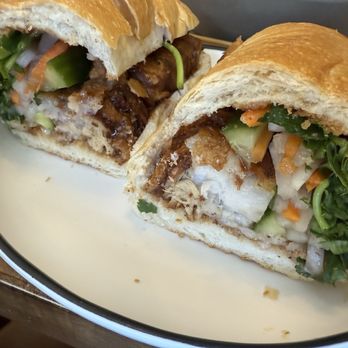 Sen Saigon - #12 Bnh m heo quay / Vegan Pork Belly Banh Mi - Vegan Near Me - New York, New York