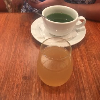 Spoons Cafe - Apple Cider Mimosa for me & Matcha Tea for Eb - New American Near Me - Baltimore, Maryland Spoons Cafe - Apple Cider Mimosa for me & Matcha Tea for Eb - New American Near Me - Baltimore, Maryland