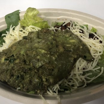 Chipotle Mexican Grill - Little heavy on the guacamole. Where's my salad with steak.  Lol - Fast Food Near Me - Cicero, New York