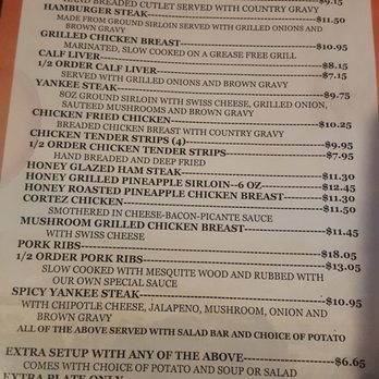 Section Hand Steakhouse - Menu - Steakhouses Near Me - Brownwood, Texas Section Hand Steakhouse - Menu - Steakhouses Near Me - Brownwood, Texas
