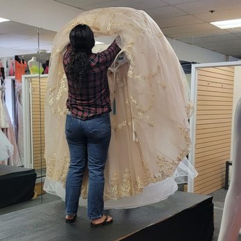 Roxy's Bridal - Roxy helping my daughter with her dress. - Bridal Near Me - Montclair, California