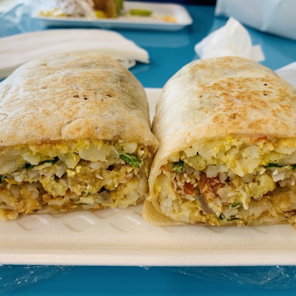 Spudnuts Donuts - Breakfast veggie burrito - Donuts Near Me - Northridge, California Spudnuts Donuts - Breakfast veggie burrito - Donuts Near Me - Northridge, California