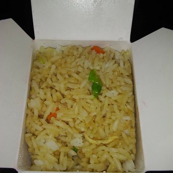 Dragon House East - Fried rice ordered with no vegetables. They told me when I picked it up that it comes pre-made with peas and carrots. - Chinese Near Me - Des Moines, Iowa